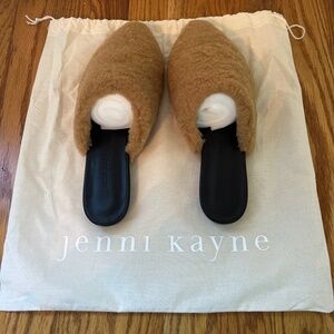 Jenni Kayne Shearling Slippers Mules New!